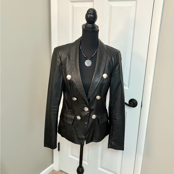 INC Faux Leather Jacket đź–¤ - Picture 3 of 10